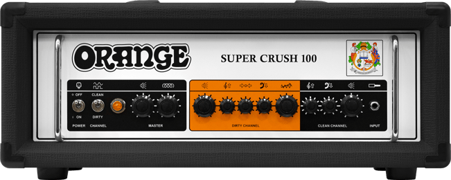 Orange Super Crush 100 Head Black 1