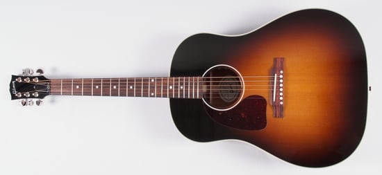 Gibson Acoustic J-45 Standard Left Handed, Vintage Sunburst