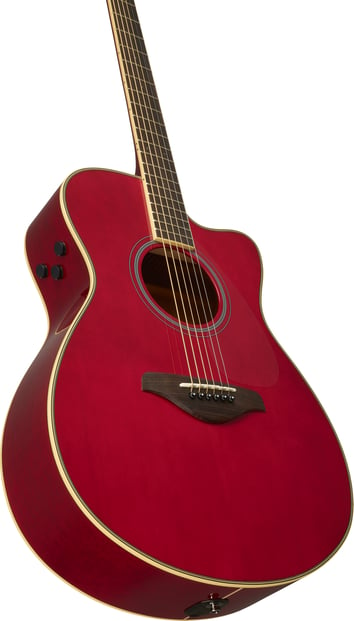 Yamaha FSC-TA Electro Acoustic Ruby Red Body 2