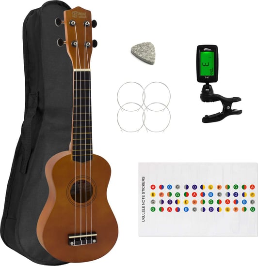 Mad About SU8-TU Soprano Ukulele for Beginners, Natural