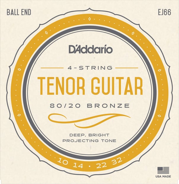 DAddario EJ66 80/20 Bronze Tenor Guitar, 10-32