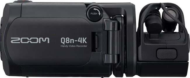 Zoom Q8n 4K Handy Video Recorder Left