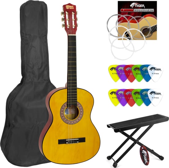 Mad About CLG1 Classical Guitar Student Starter Pack, 1/4 Size