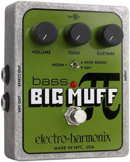 Electro-Harmonix Bass Big Muff Pi Distortion Sustainer Pedal, Ex-Display