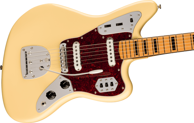 Fender Vintera II 70s Jaguar White Tilt 1