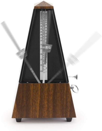 Tiger MET21-WD Mechanical Metronome, Classic Wood Effect