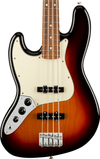 Fender Player Jazz Bass, 3-Tone Sunburst, Left Handed