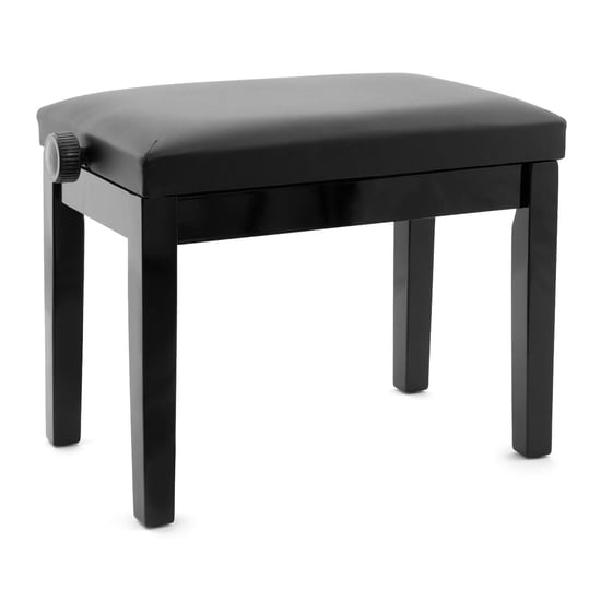 Tiger PST14 Wooden Piano Bench Stool, Black