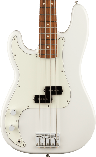 Fender Player Precision Bass Left Hand Polar White
