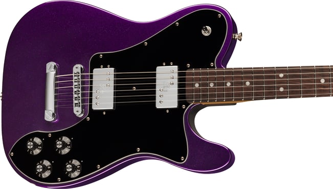 Fender Kingfish Telecaster Deluxe Purple Tilt