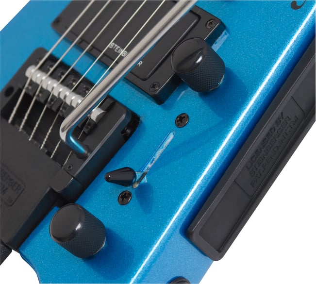 Steinberger Spirit GT-PRO Deluxe Frost Blue switch