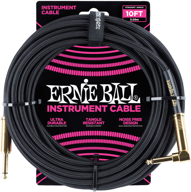 Ernie Ball Instrument Cable 3m Black