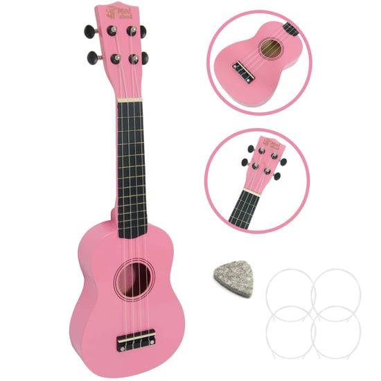 Mad About Soprano Beginners Ukulele with Bag, Pink