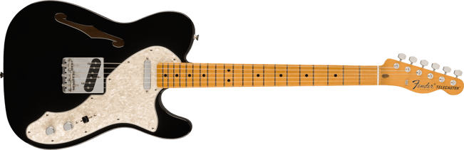 Fender Vintera II Tele Thinline Black Front