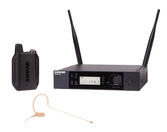 Shure GLXD14R+ MX153 Wireless Headset Rack System