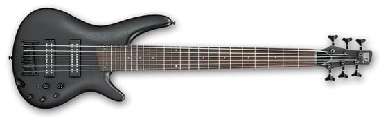Ibanez SR306EB Standard Bass, 6 String, Weathered Black