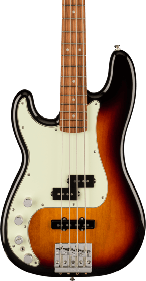 Fender Player Plus Active Precision Bass, Pau Ferro, 3-Colour Sunburst, Left Handed