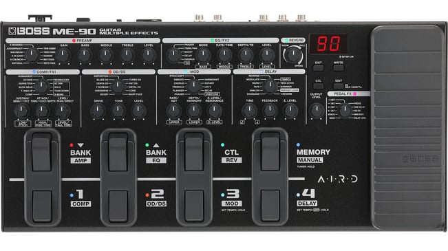 Boss ME-90 Guitar Multi Effects Pedal Top