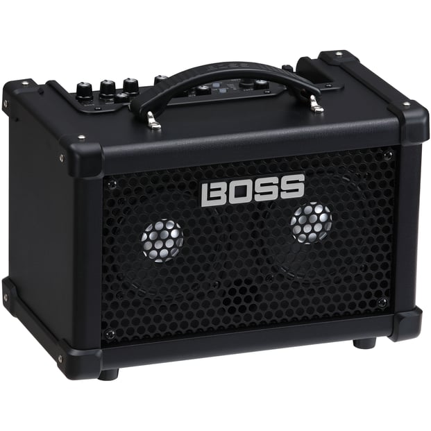 Boss Dual Cube Bass LX Bass Amp Angle