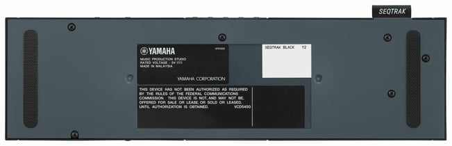 Yamaha SEQTRAK, Black