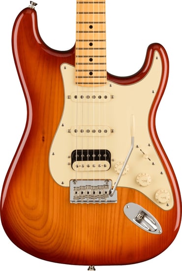 Fender American Professional II Stratocaster HSS, Maple Fingerboard, Sienna Sunburst