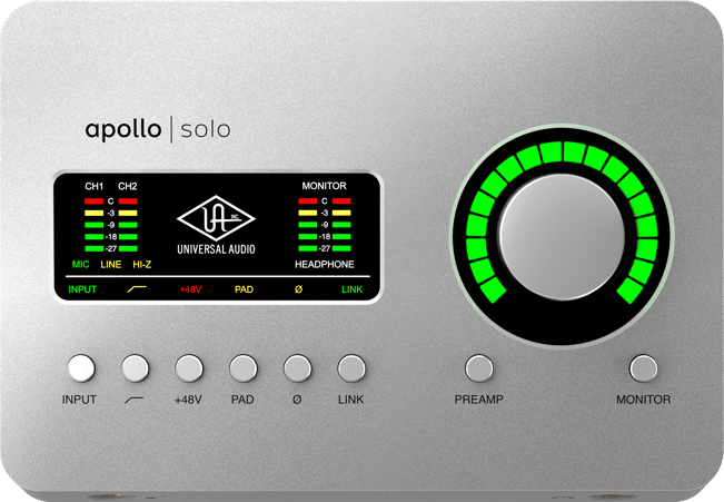 UA Apollo Solo Thunderbolt 3 Audio Interface 1