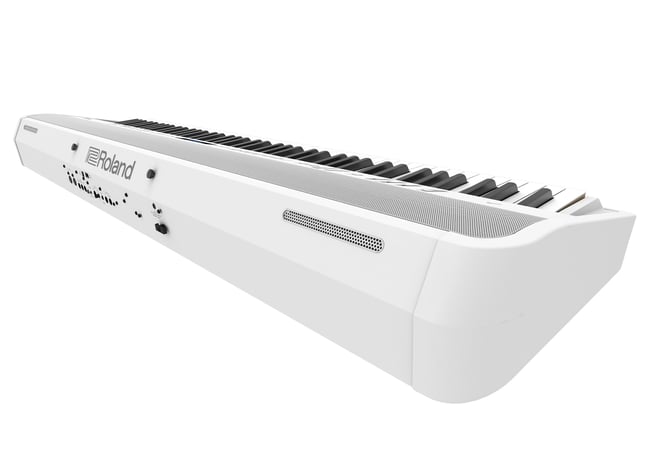 Roland FP-90X Digital Piano White Angle Rear