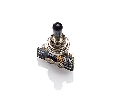 EMG B289 3-POS Toggle Solderless Pickup Switch, Black