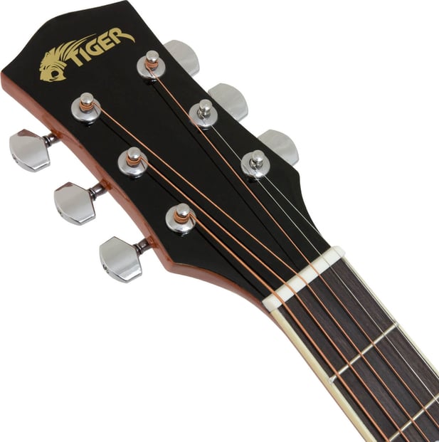 Tiger ACG1 Acoustic Guitar 3/4 Size Sunburst 3