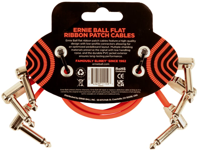 Ernie Ball 6403 Flat Ribbon Patch Cable