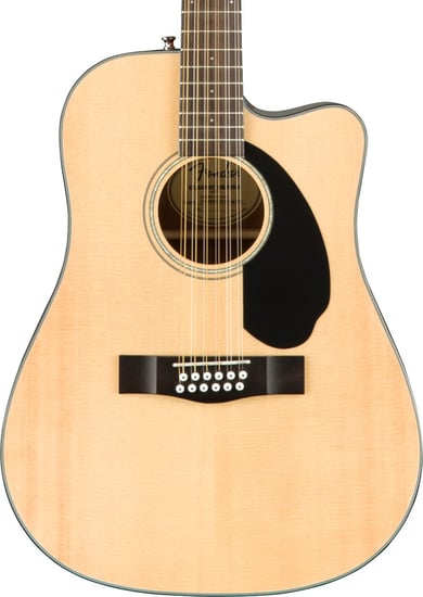 Fender CD-60SCE-12 Dreadnought Electro Acoustic, Natural