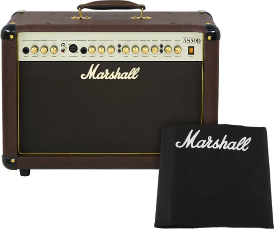 Marshall AS50D Acoustic Combo + Cover Bundle