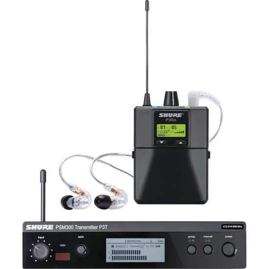 Shure PSM300 Premium Stereo Personal Monitor System with SE215
