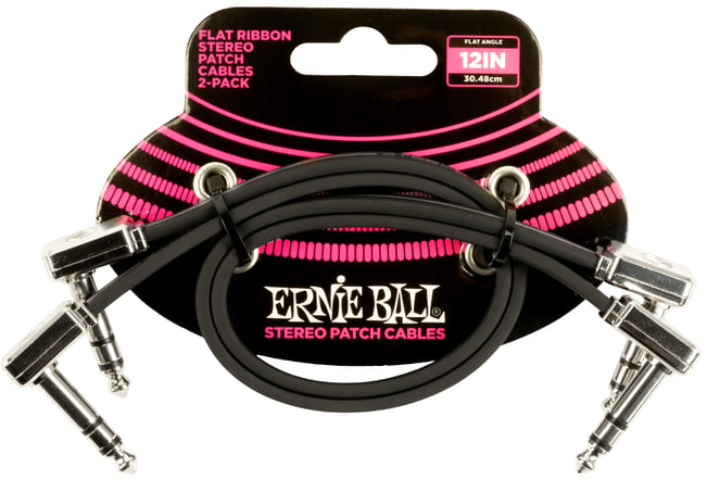 Ernie Ball 6405 Flat Ribbon Stereo Patch Cable