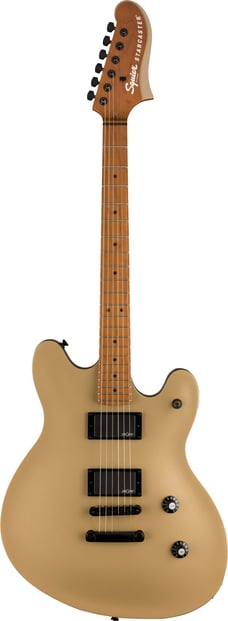 Squier Contemporary Starcaster Gold Front