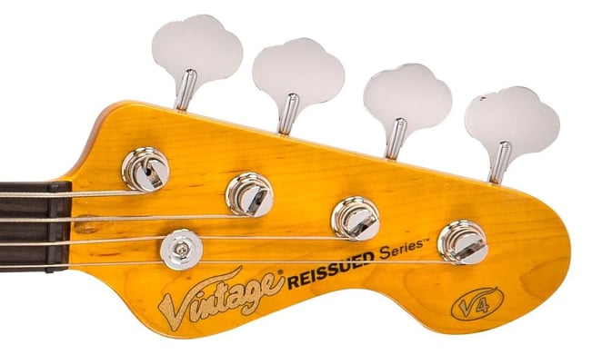 Vintage V4VW Bass, Vintage White