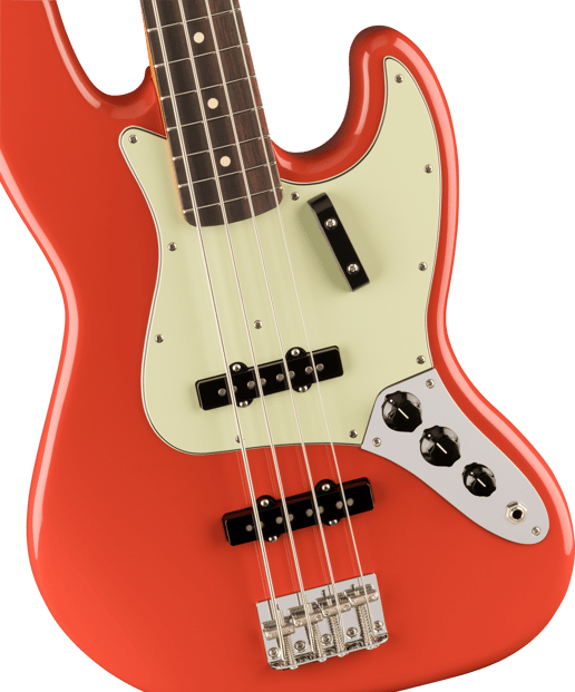 Fender Vintera II 60s Jazz Bass Red Tilt 2