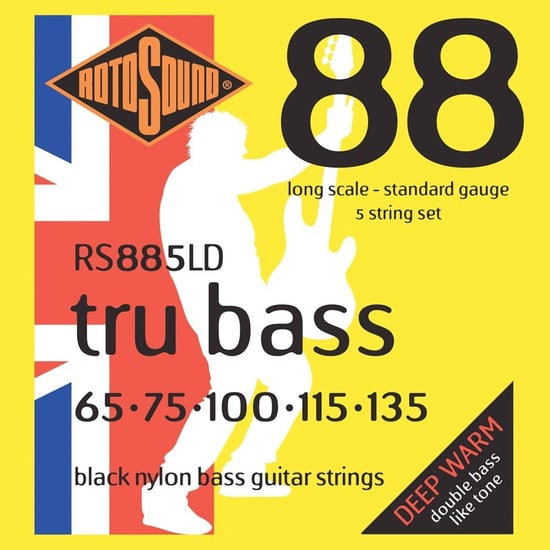 Rotosound RS885LD Tru Bass, Long Scale, Standard, 5 String, 65-135