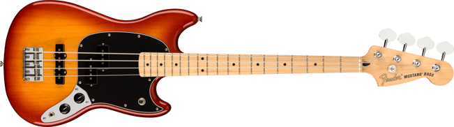 Fender Mustang Bass PJ Maple, Sienna Sunburst