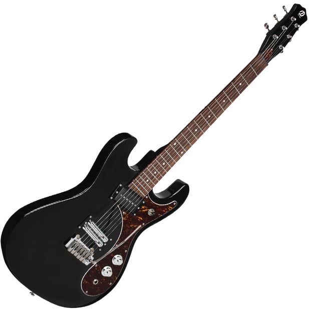Danelectro '64XT Guitar, Gloss Black