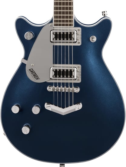 Gretsch G5232LH Electromatic Double Jet FT with V-Stoptail, Midnight Sapphire, Left Handed