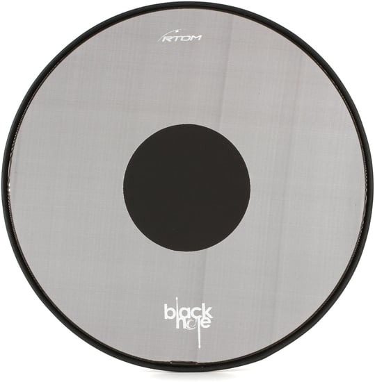 RTOM Black Hole Practice Pad Snap-On Tuneable Mesh Head, 10in