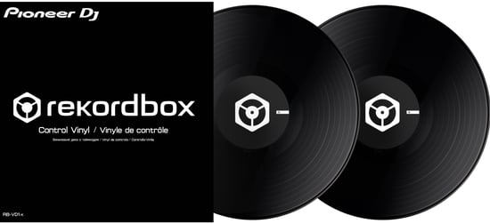 Pioneer RB VD2 Rekordbox DJ Control Vinyl, Black