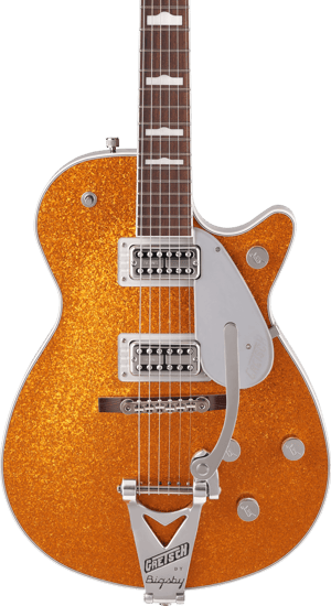 Gretsch G6129T-89VS Vintage Select '89 Sparkle Jet with Bigsby, Gold Sparkle