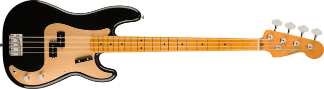 Fender Vintera II 50s P-Bass Black Front