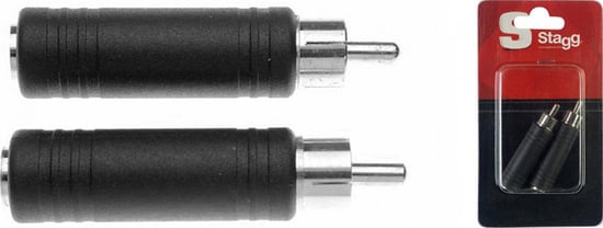 Stagg AC-PFCMH Jack to Phono Adaptor, 2 Pack