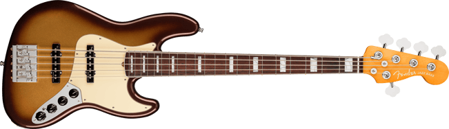 Fender American Ultra Jazz Bass V Mocha Burst