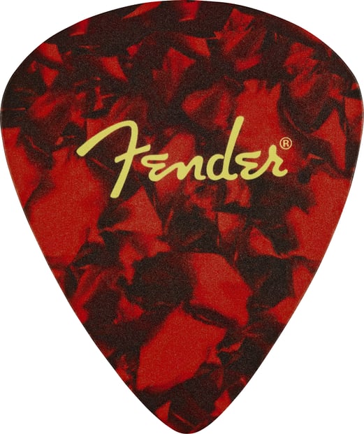 Fender Pick Shape Logo Coasters, 4-Pack