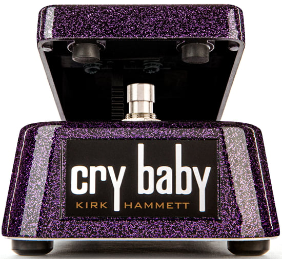 Dunlop KH95 Kirk Hammett Cry Baby Wah Pedal, Purple Sparkle