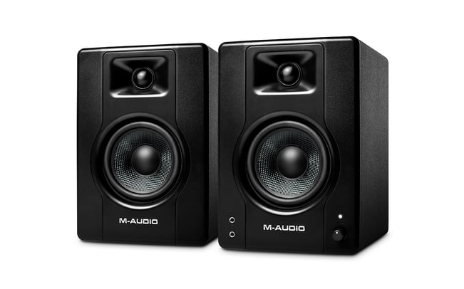 M-Audio BX4 Active Studio Monitors, front pair